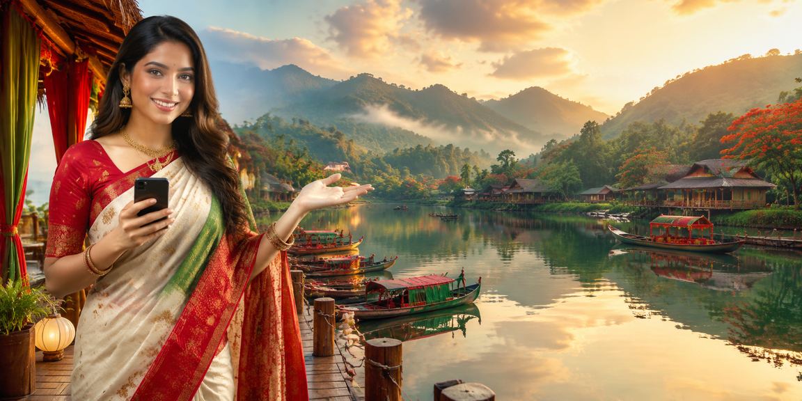 বান্দরবানে মোবাইল পেমেন্ট ব্যবহারের দৃশ্য