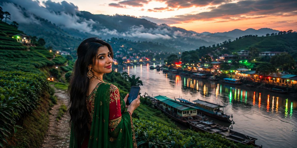 বান্দরবানে মোবাইল থেকে সফল গেমার কেস স্টাডি দেখছেন
